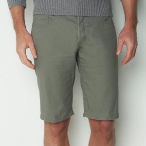 Regular Straight Cut 5-Pocket Bermuda Shorts