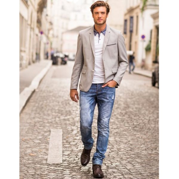 Cropped Fitted Blazer