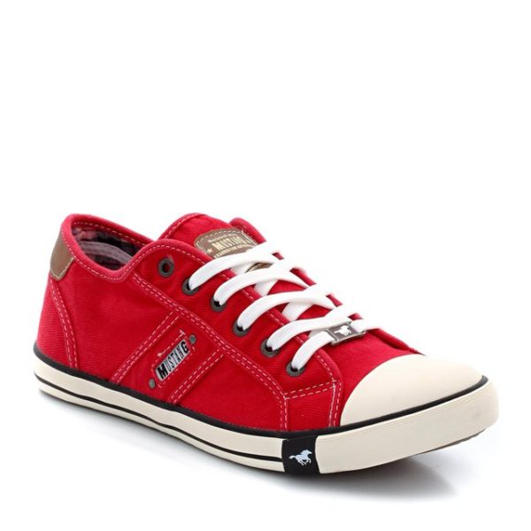 Low Ankle Lace-Up Canvas Tennis Shoes